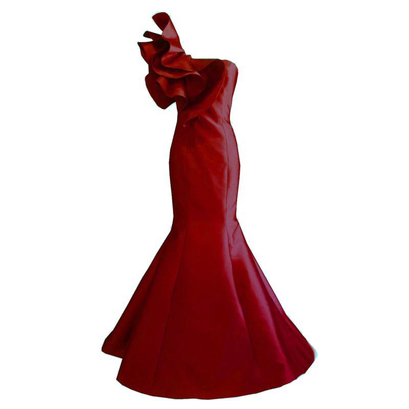 Comercio exterior europeo y americano Amazon AliExpress deseo vestido de noche sexy tubo superior banquete vestido nuevo fishtail personalizable