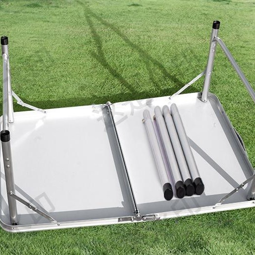 Mesa al aire libre conveniente de aleación de aluminio plegable simple mesa multifuncional para picnic mesa plegable de empalme portátil image 3