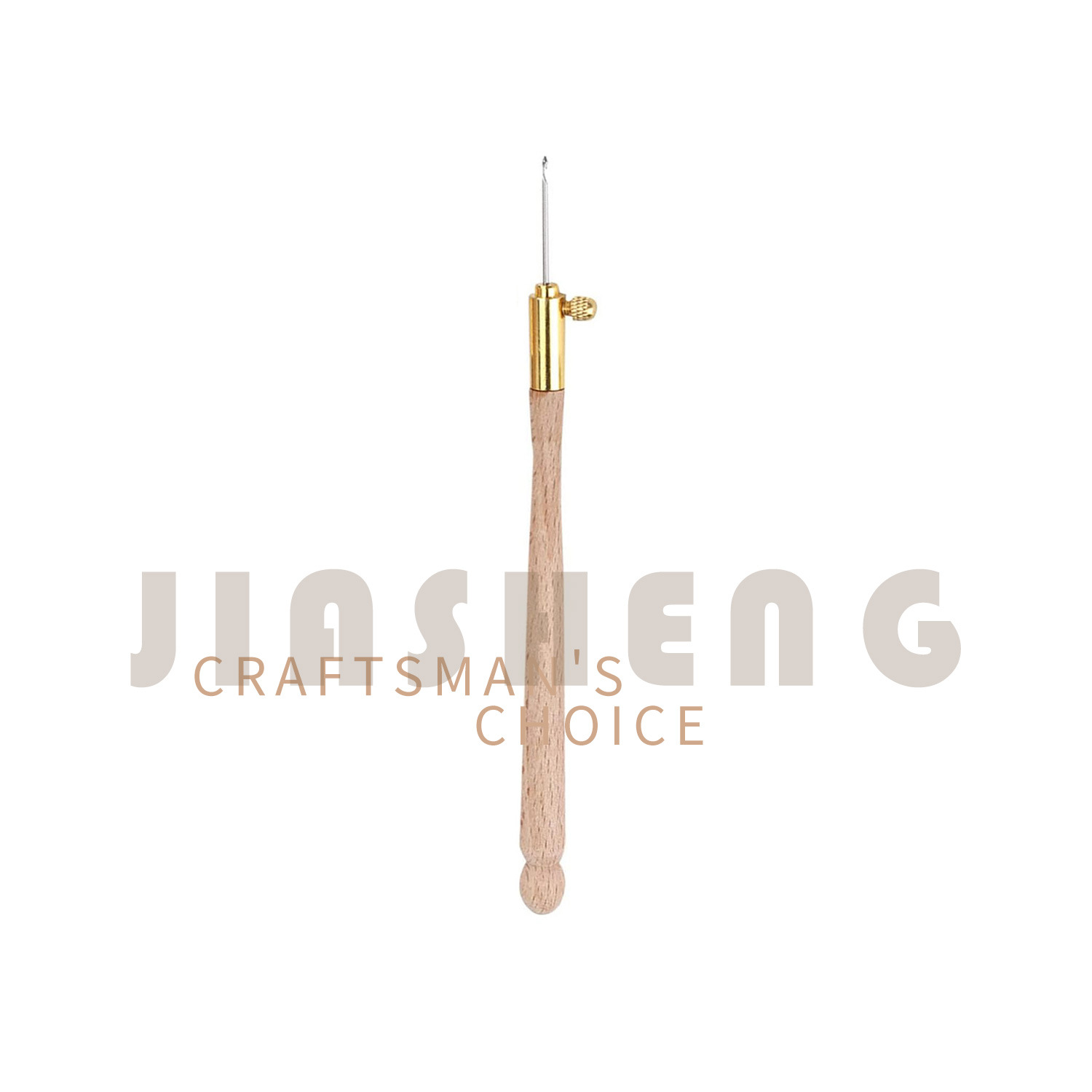 多规格可替换钩头法式刺绣榉木钩针手工刺绣反绣工具钩针工具套装