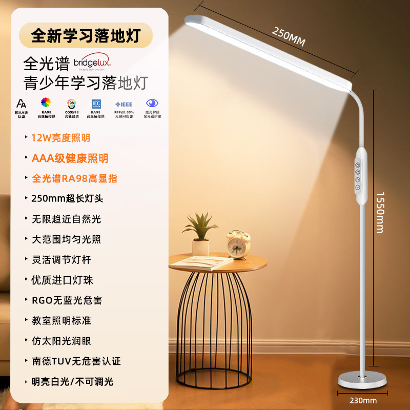 爆款学生宿舍护眼落地可移动LED路灯台灯防近视卧室灯饰照明专用|undefined