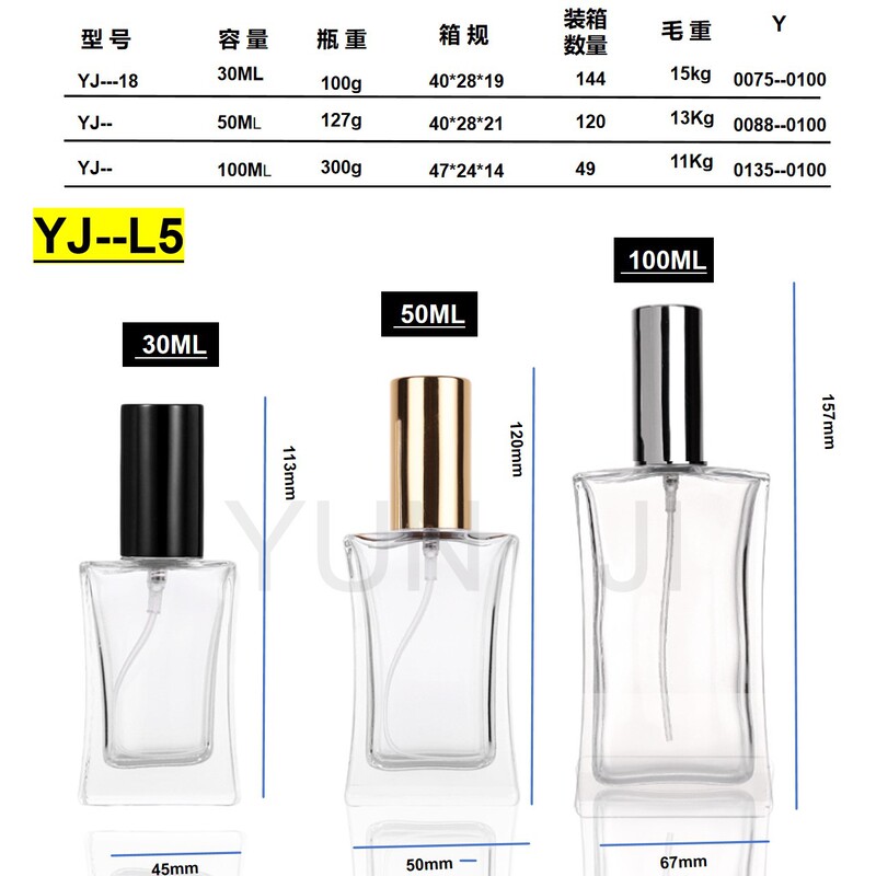 现货18螺口分装瓶30ml50ml100ml螺口香水瓶乳液瓶滴灌空瓶|undefined