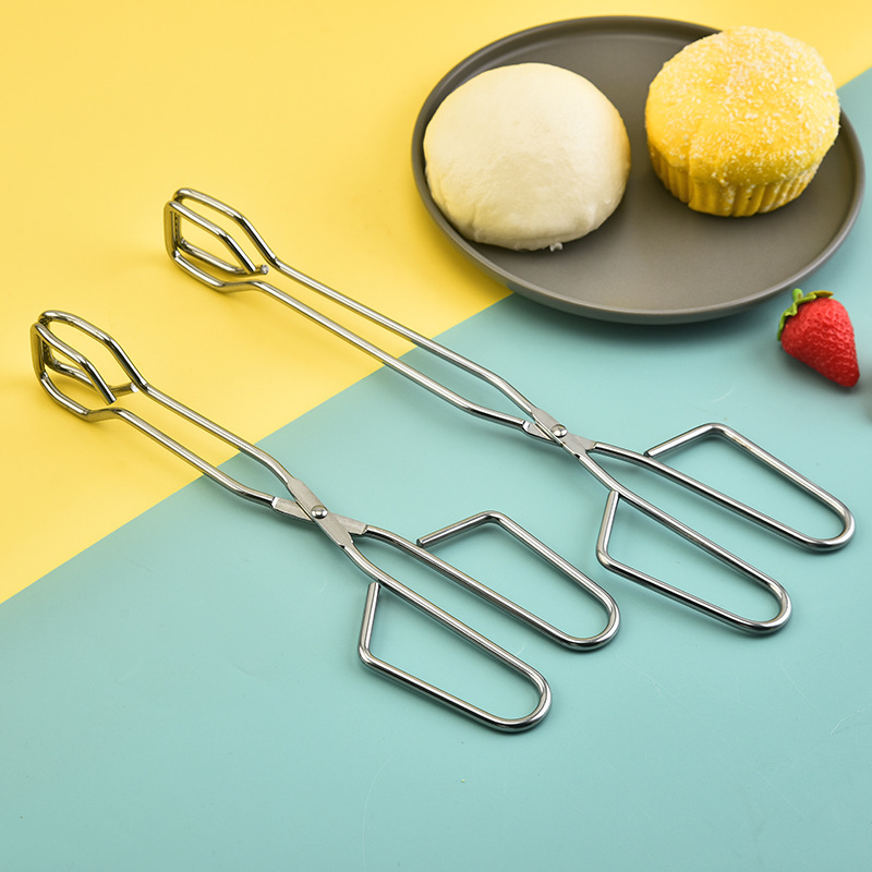 Stainless steel bread clip kitchen tools multi-function buffet food clip barbecue clip BBQ Barbecue clip food clip