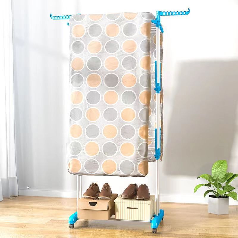 Perchero vertical piso con polea