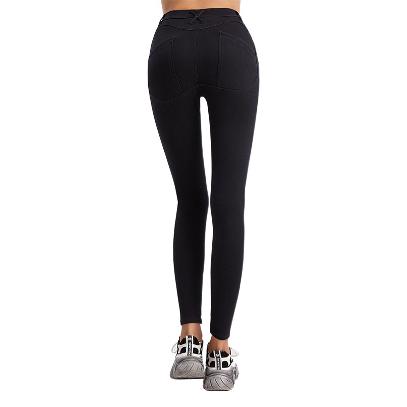 Jeans de yoga de cintura alta y pierna recta estilo influencer de TikTok para mujer, pantalones casuales coreanos ajustados de otoño e invierno