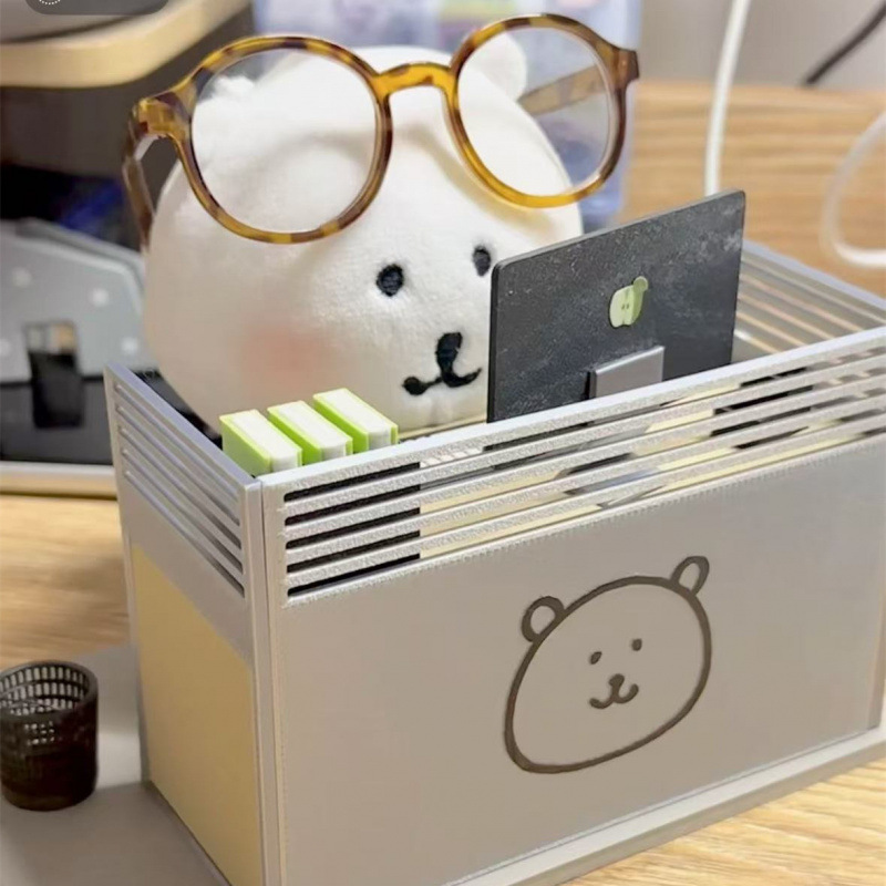 Auto-descrición oso para trabajar mini mini decoración buey caballo trabajador decoración paisajismo oficina buena cosa de escritorio