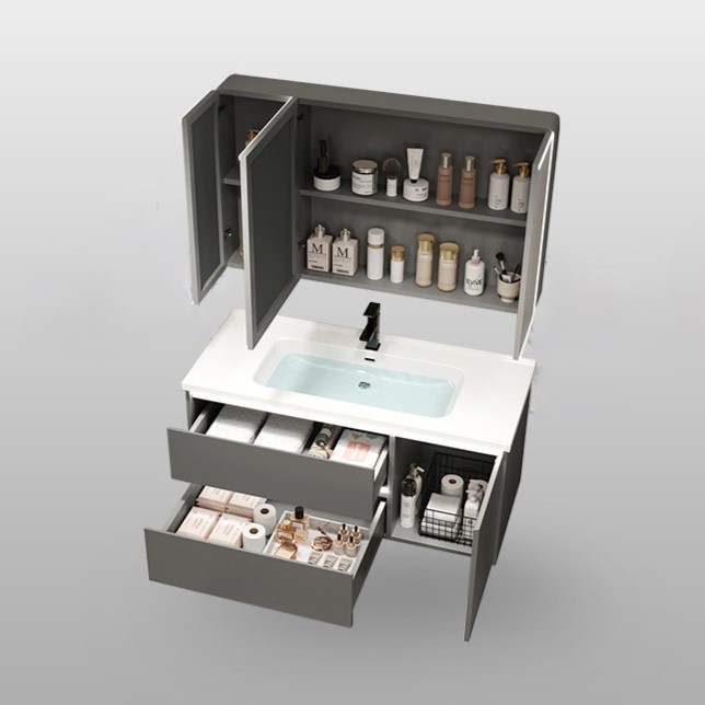 gabinete de baño de aluminio espacio lavabo cerámico de mano lavabo gabinete combinado lavabo lavabo lavabo