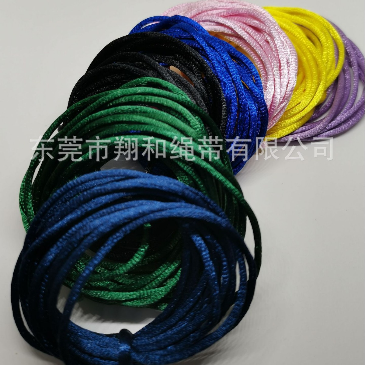 厂家现货供应 七彩5号韩国丝 彩色中国结绳 DIY手工编织绳