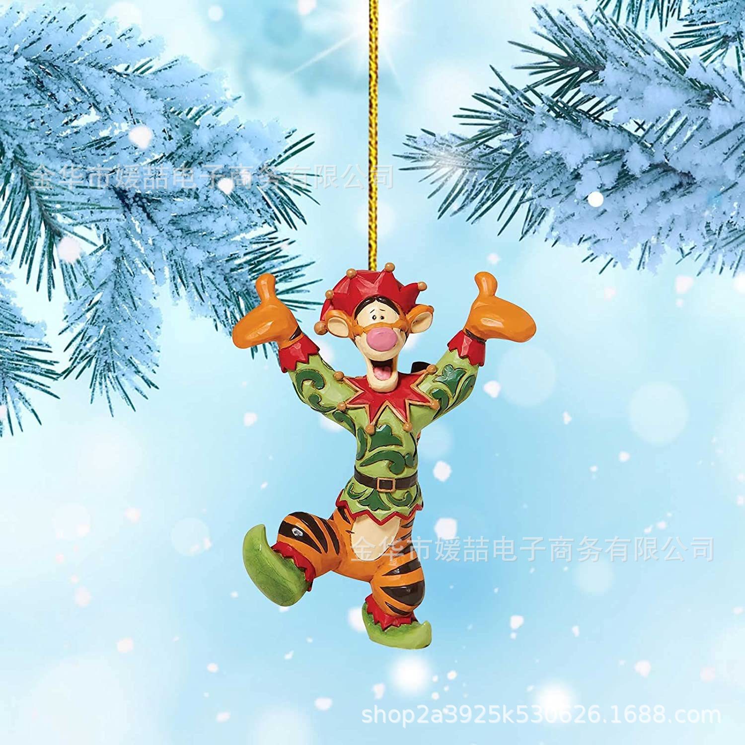 2022-23 Nuevos productos de dibujos animados acrílicos árbol de Navidad decoración colgante mochila de automóvil de Navidad colgante regalos image 20