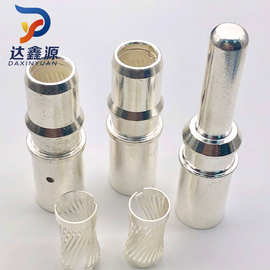 200A大电流压接端子 新能源充电桩8.0扭簧公母端子端子孔插针插孔