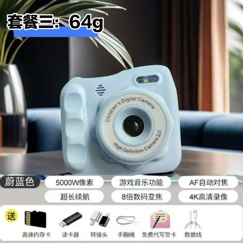 Цифровая камера Polaroid с моментальной печатью, подсветкой для селфи и записью, память 64–256 ГБ