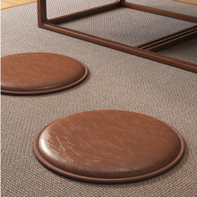 日式蒲团家用防水坐垫榻榻米阳台飘窗垫地上禅修打坐专用垫子坐墩