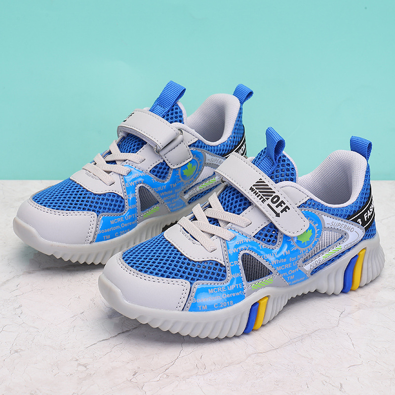 Children's summer breathable thin mesh sneakers for boys for leisure