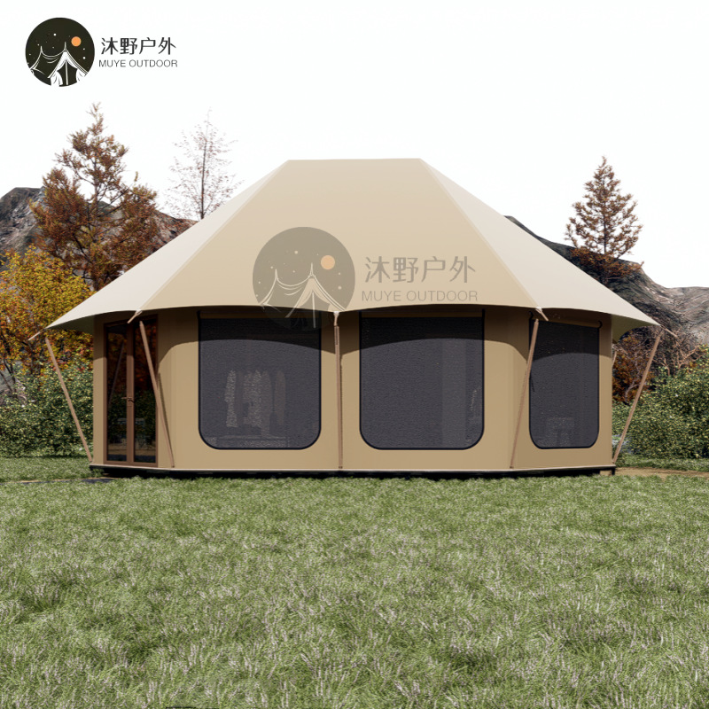 Muye al aire libre de alta gama proyecto de turismo cultural punto escénico hotel de lujo camping tiendas de campaña residencial gran tienda de campaña