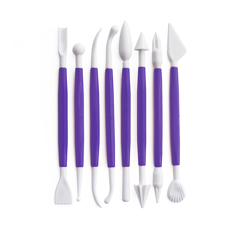 Transfronterizo de acrílico transparente de barro tablero de presión palo rodante arcilla plana frotamiento tira marioneta herramienta de producción hecha a mano