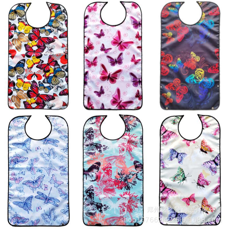 Suministro transfronterizo de fábrica para los ancianos que comen babero de arroz especial Toalla de saliva impermeable babero adulto que come babero para adultos