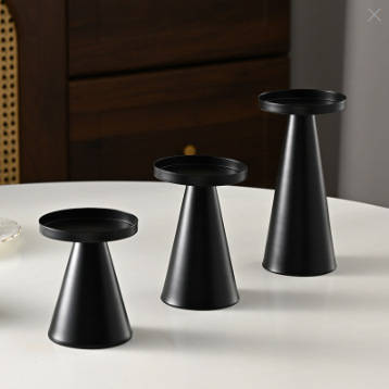 Dorado negro candelabros lujosos minimalistas estilo romántico candelabros para la cena candelabros conmemorativos candelabros