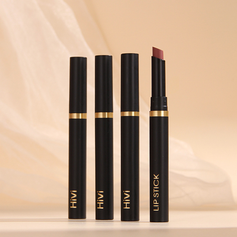 HiVi Fluff Mist Matte Lipstick Velvet Fog Surface Easy to Color Not Easy to Stick Cup Not Easy to Fade Lipstick Student Women's Makeup