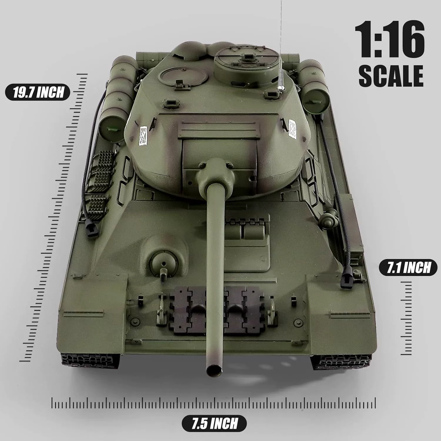 Реалистичный боевой танк , масштаб 1:16, моделирование для детей, кросс-бордер торговля