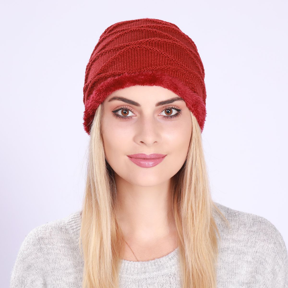 Knitted Beanie Hat For Men And Women Wool Warm Winter Hat_voghion.com