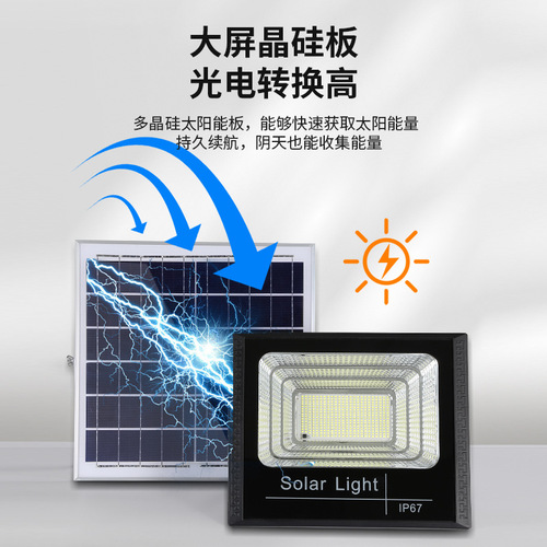 New solar-powered outdoor garden light, household waterproof solar spot light, courtyard solar wall lamp