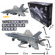 Assembled building blocks Su 57 J-20B2F35SU35 stealth combat aircraft stealth bomber children's military model