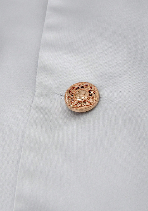 Completo uomo elegante in argento giacca e pantaloni business_voghion.com