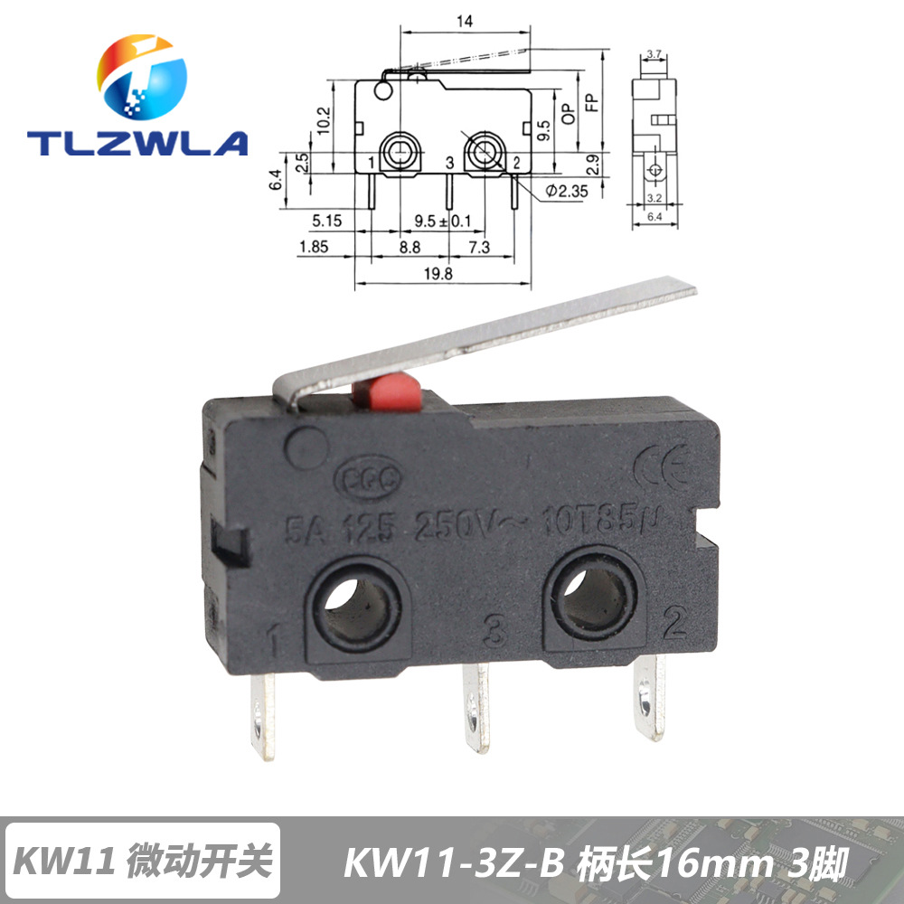 KW11-3Z-B 핸들 길이 16mm 3피트