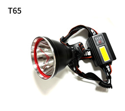 Linterna frontal de pesca de alta potencia, larga duración, ultrabrillante, de largo alcance para exteriores con sensor láser.