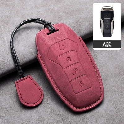 Song Plus Qin Dmi Han | Car key bag - byd-model-a-red-cover-hand-strap