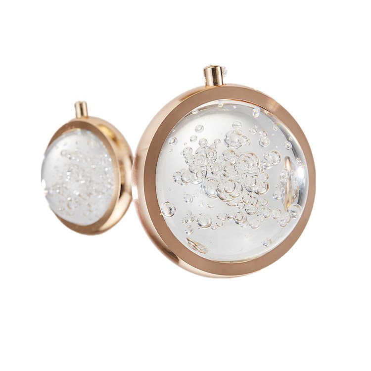 Luz lámpara de escalera de cristal de lujo diseñador creativo vestíbulo del hotel duplex villa lámpara de salón duplex escalera araña