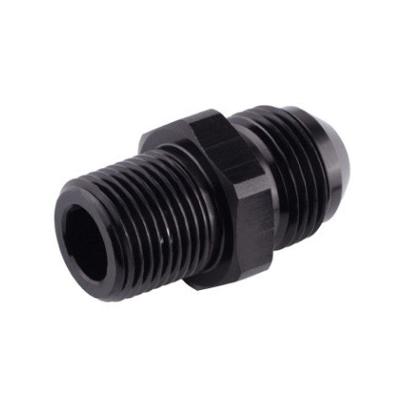 Adaptador de convertidor de enfriador de aceite de caja de cambios de automóvil modificado Accesorios de adaptador de bomba de combustible roscado de aluminio AN a NPT