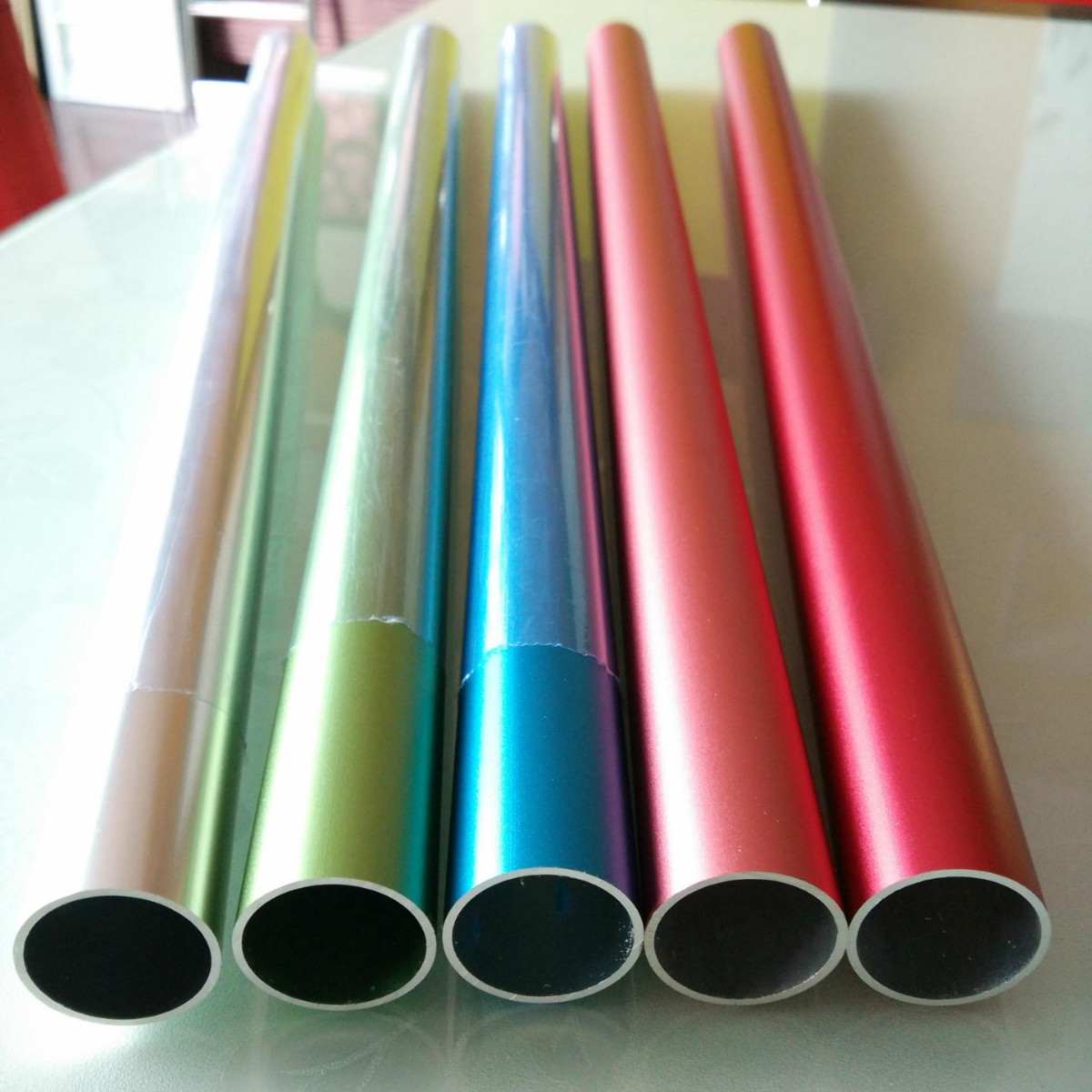 厂家批发铝合金挂衣杆衣通管橱柜衣柜铝型材铝管家具阳极氧化全铝