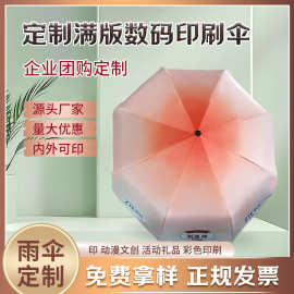 雨伞定logo制企业伴手礼品活动商务纪念图案整伞文创广告周年庆