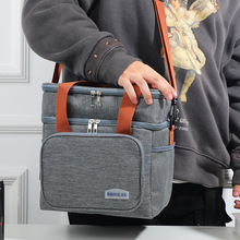 跨境外贸爆款午餐包野餐包户外冰包大容量斜挎手提便当包Lunchbag