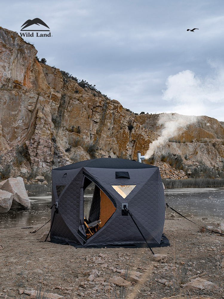 wildland Winter keep warm windproof travel tent for fishing for…