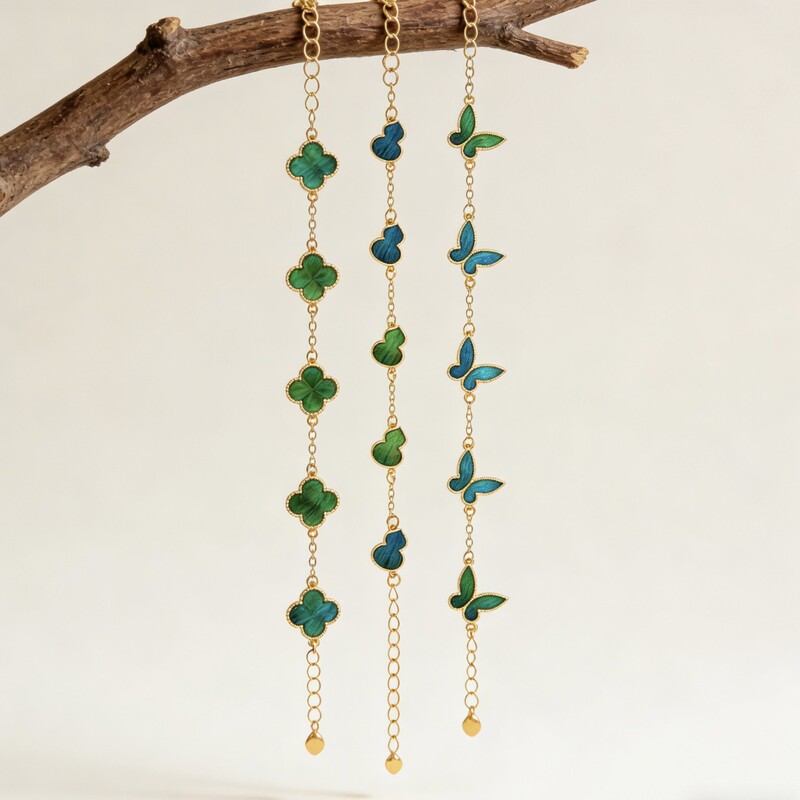 【Pointed Feather Bracelet】2026 Niche New Chinese-Style Pure Handmade Peacock Feather Point-Embellished 24K Gold-Plated Hand Jewelry 【Pointed Feather Bracelet】2026 Niche New Chinese-Style Pure Handmade Peacock Feather Point-Embellished 24K Gold-Plated Hand Jewelry