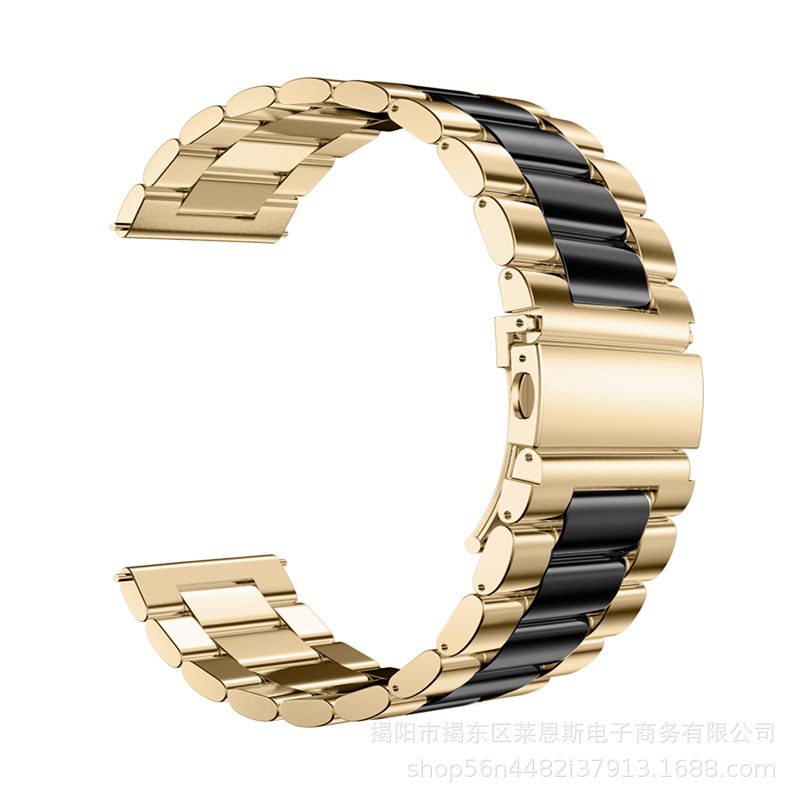 Three steel belts - gold and black - fuel injection