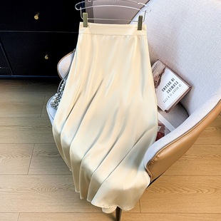 Real Shot of New Chinese-Style Tea Dress, Elegant Hanfu, Improved National Style, Solid Color, Elegant Ethnic Style, Versatile Lady's Half Skirt
