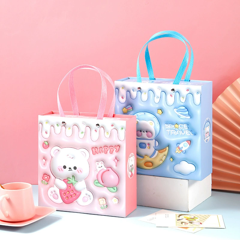 3D надувная ветряная подарочная коробка Baby полная луна день рождения подарочная коробка пустая коробка для детского сада награда подарочная коробка для рождения ребенка подарочная коробка