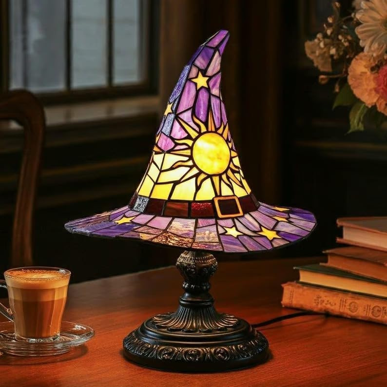 現物国境を越えた独立駅の新型Witch Hat Lamps創意家庭ゴシック式夜灯プレゼント女|undefined