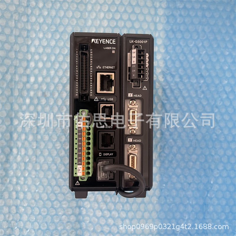 基恩士实物图LK-G5001PV激光位移测量传感器控制器内置型控制器