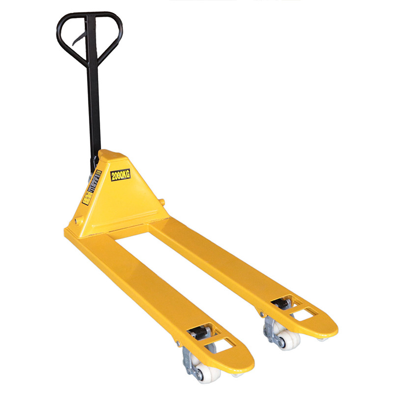 Mayorista manual hidráulico push-pull elevación remolque hidráulico camión de transporte de almacenamiento elevación paleta alargada carretilla elevadora