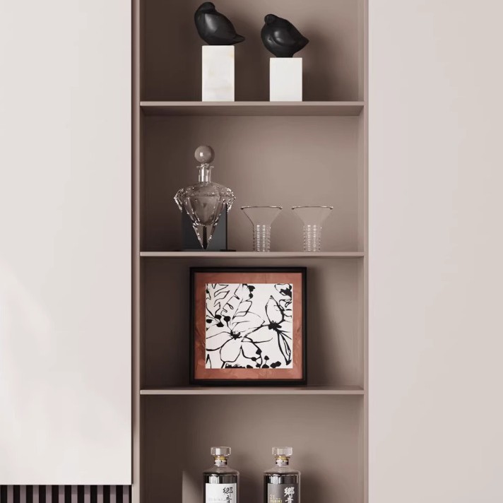 Yibeizi Light Luxury High-End Niche Glass Wine Set Home Decor Items Living Room Wine Cabinet Art Ornaments