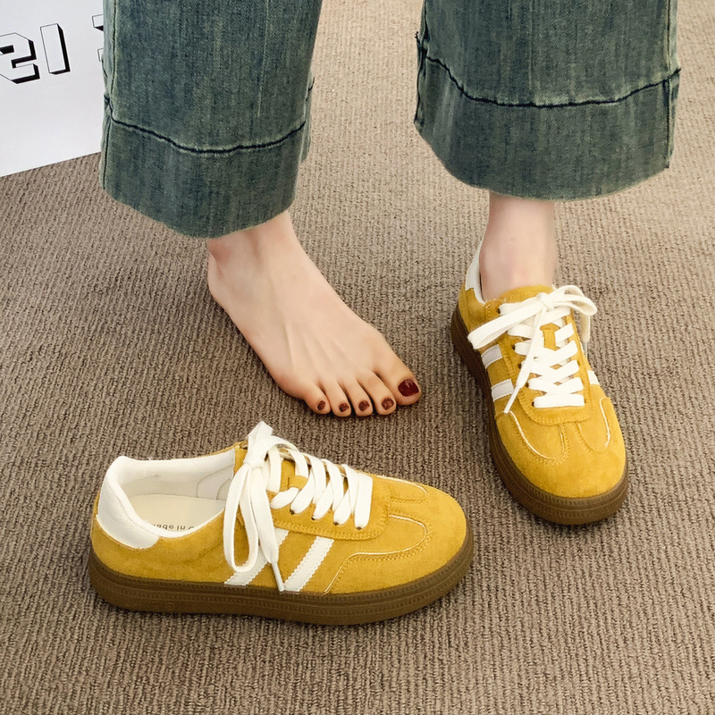 Pink Canvas Shoes for Women 2025 New Summer Moral Training Shoes Women's Shoes Thick-Soled Retro Sneakers Casual Sports Shoes