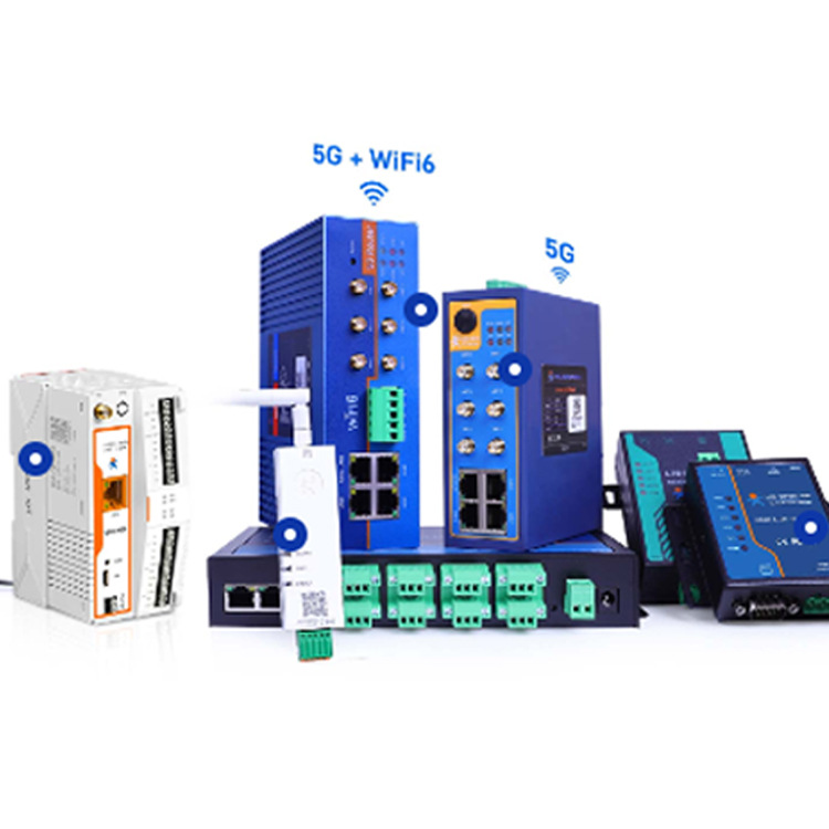 USR-DR502-CT内置电信卡 导轨式Cat1 DTU 含4G吸盘天线，不含电源