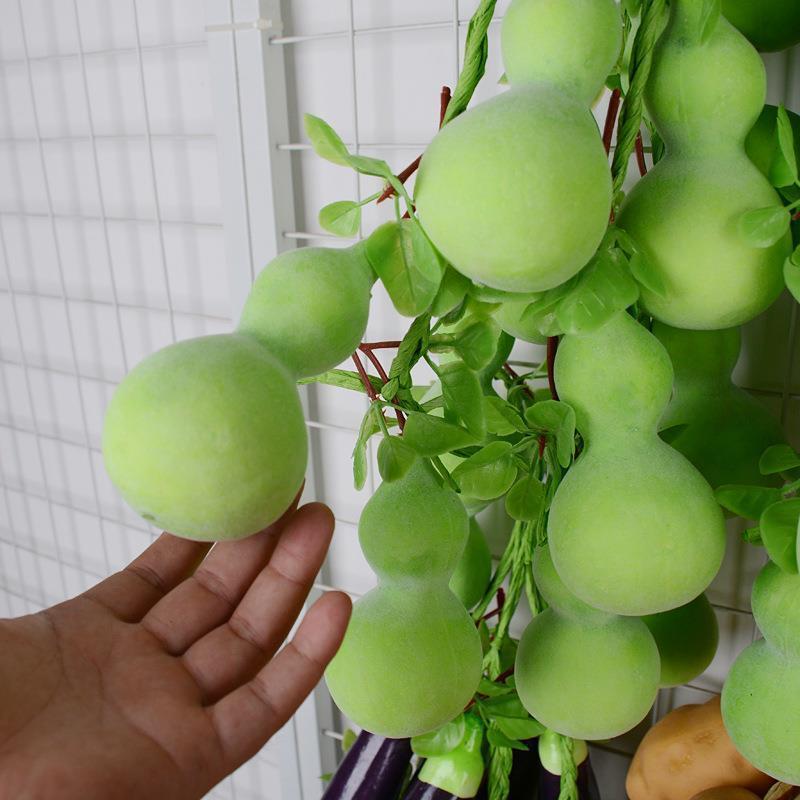 仿真蔬菜串辣椒假玉米大蒜花生农家乐饭店庭院模型装饰道具挂批发|undefined