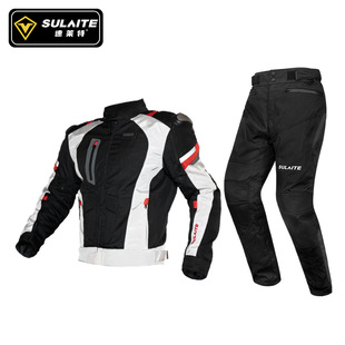 Sulaite Off-Road Motorcycle Racing Suit Autumn and Winter Rally Rider Jacket Warm Motorcycle Cycling Suit