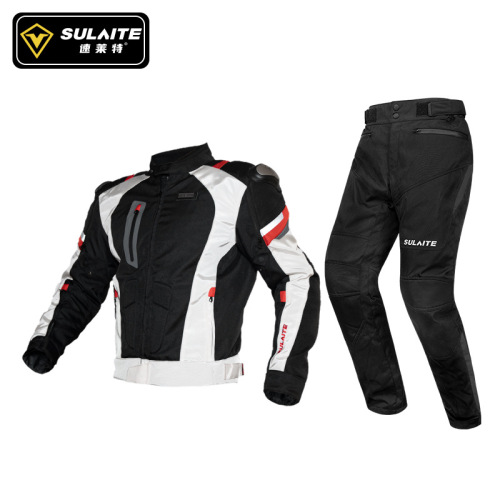 SULAITE Off-road Motorcycle Racing Suit Autumn and Winter Rally Rider Jacket Coat Warm Motorcycle Riding Suit