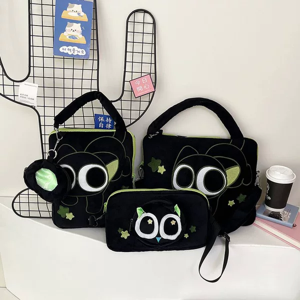 High-Looking and Large-Capacity Student Cartoon Portable Cross-Body Game Console Tablet Computer Bag Wholesale