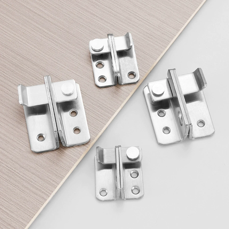 Замок-защелка из нержавеющей стали для подвесных замков, противоугонная дверная пряжка клетки для домашних животных, утолщенная защитная пряжка, левая и правая защелка окна.